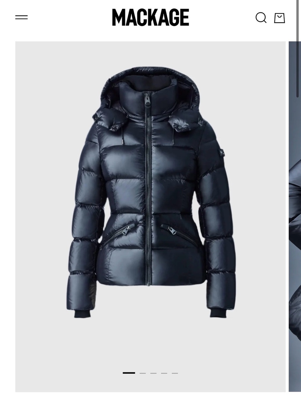Brand new Mackage Madalyn puffer jacket